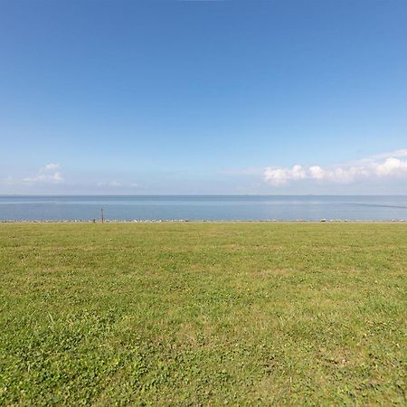 Apartment N14 Direkt Am Nordseedeich Mit Blick Auf Den See Nordstrand Exterior photo